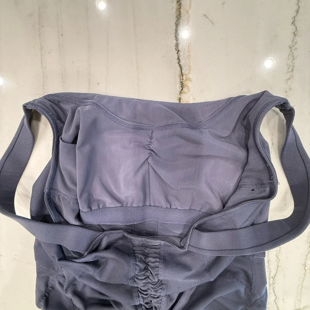 Zella Lavender Ruched Tank Top - Picture 8 of 10